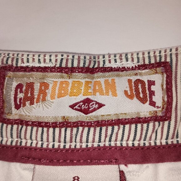 Caribbean Joe Women's White Bermuda Shorts with Patch Pockets Jean Style Size 8 - Picture 4 of 11